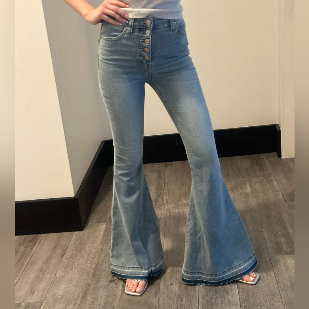 Light Wash Flare Jeans